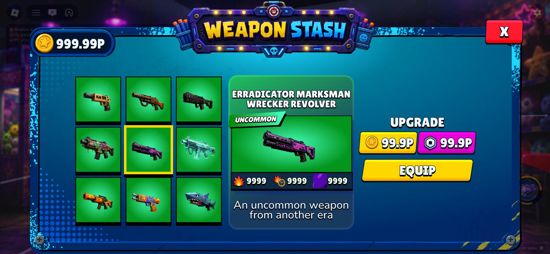 Weapon Store · item detail